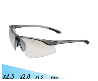 Picture of VisionSafe -101SD-2.5 - Smoke Hard Coat Safety Glasses